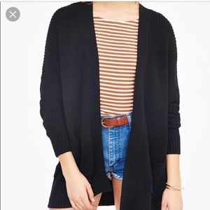 BDG Knit picket open cardigan sweater